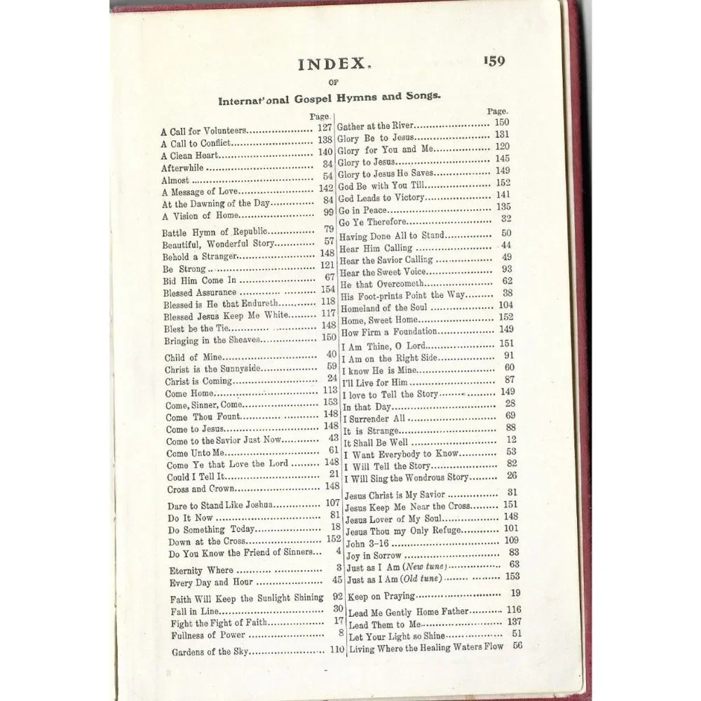 International Gospel Hymns & Songs PP Bilhorn 1905 Cloth Bound 150+ Songs & Musi - Picture 4 of 6